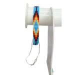 Joyashub Handcrafted Beaded Friendship Bracelet - Blue Pattern