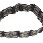 Joyashub Handwoven Black and Gray Camouflage Hairband