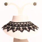 Joyashub Black Velvet Choker Set