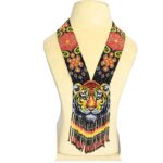 JOYASHUB Majestic Roar Handcrafted Beaded Tiger Necklace